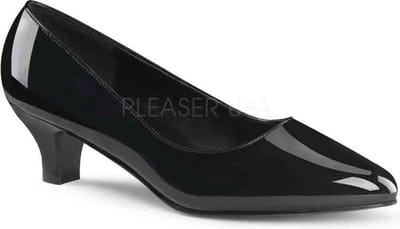 Pleaser Pink Label - FAB420 Pumps - Paaldans schoenen - 42 Shoes - Zwart