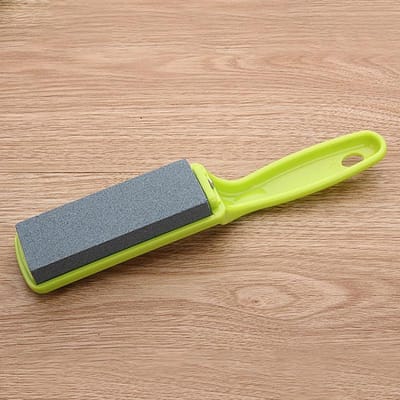 1 stuks Kleine Huishoudelijke Keukenmes Slijper, Hoge Hardheid Slijpsteen Voor Het Snijden Van Keukenmessen, Fijne En Grove Slijping one-size gray