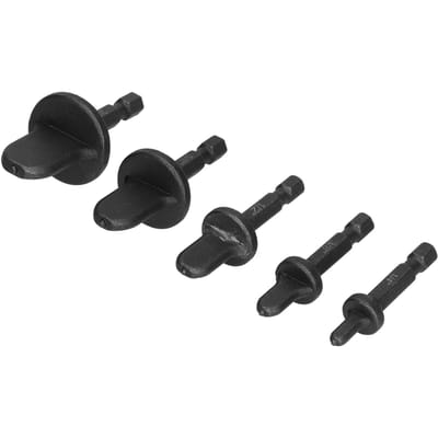 5 Stuks Swaging Tool Boor Metaal Zeskant Schacht Airconditioner Buis Flares Pijp Expander Set Kit
