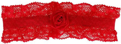 Kousenband XXL - rood kant