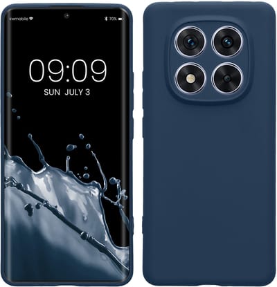 kwmobile telefoonhoesje geschikt voor Xiaomi Redmi Note 14 Pro 5G / Poco X7 - Hoesje voor smartphone - Precisie camera uitsnede - In marineblauw