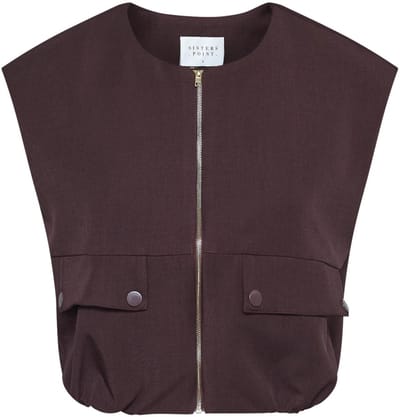 SISTERS POINT Garwin-ve3 - Dames gilet - Berry - Maat S