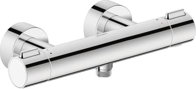 Duravit Thermostatarmaturen Douchekraan - thermostatisch - zonder omstel koppelingen - HOH=15cm - glans chroom