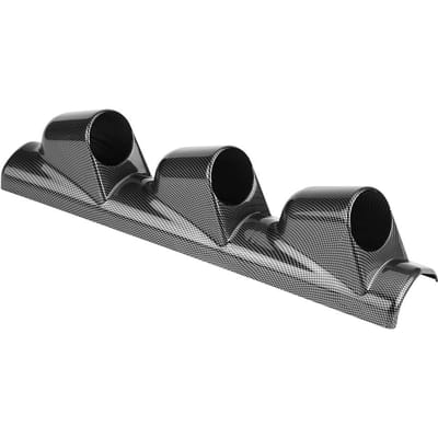 Universele Koolstofvezel 52mm 3-delige Meterhouder voor A-stijl black