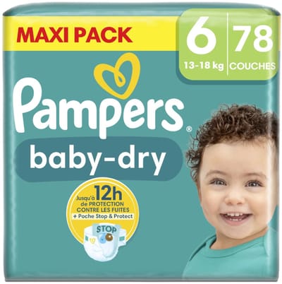 Pampers Baby-dry - luiers - 78st - N°6 (13-18kg)