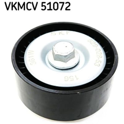 Rondsel/geleiderpoelie, V-ribbelriem SKF VKMCV 51072