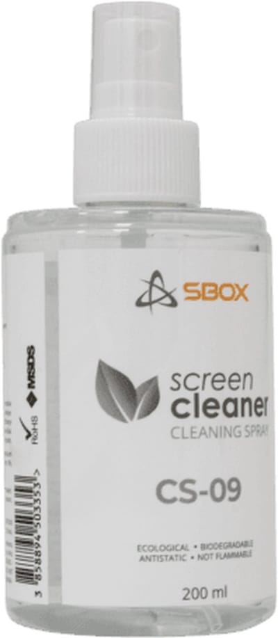SBOX - CS-09 - Screen cleaner spray - 200ML - Laptop ,Tablet, Telefoon, TV