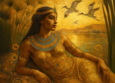 Queen of the Nile - Mint by Michelle decoupage papier A3