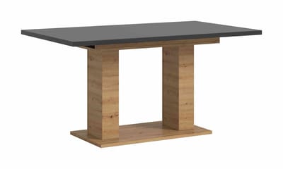 Motion eettafel D uitschuifbaar Artisan NB grijs NB - 90x150x76cm