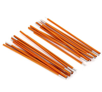 MTTProducts - Tent Poles Replacement Set - Vervangingspalen - Lichtgewicht en duurzaam - 0.8 cm x 360 cm - Ideaal voor kamperen - Voor 2-3 personen