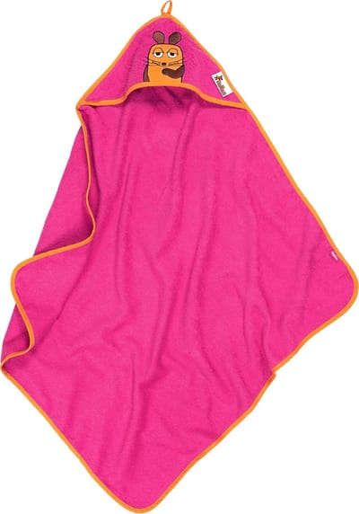 SnelShoppen - Badstof Handdoek met Capuchon voor Kinderen - Absorberend, Onderhoudsvriendelijk, Met 'De Muis' Borduurwerk, Ideaal voor Bad, Zwembad, S