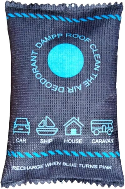Herbruikbare Ontvochtiger - Vochtabsorber Droogmiddel - Vocht Bestrijden - Kleurveranderende Indicator - 100g - Blauw