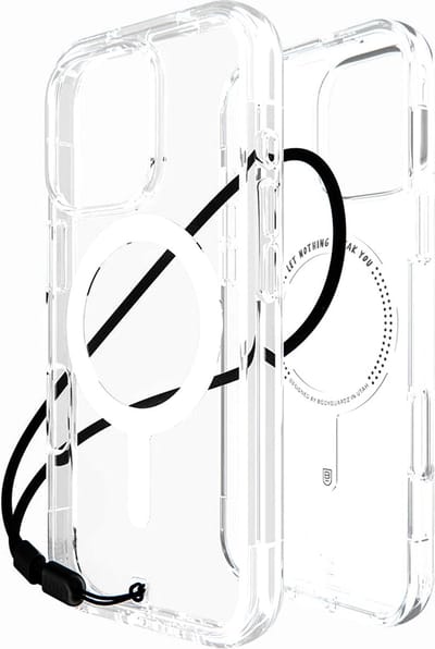 BodyGuardz Carve Backcover MagSafe voor de iPhone 16 Pro - Transparant