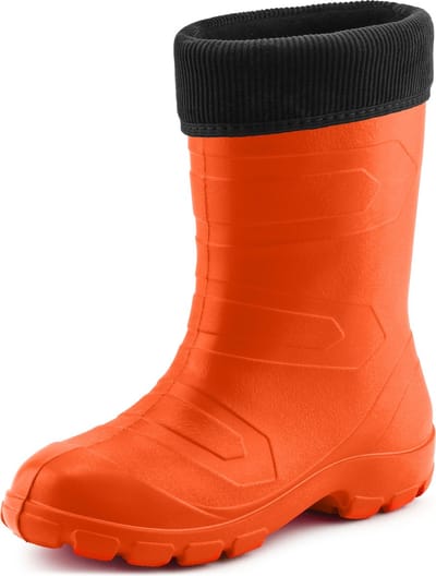 Ladeheid Dames Regenlaarzen - Thermo Rubberlaarzen Vederlicht - EVA - LA-LMG-879-Aspen - Orange151c/Zwart - 37