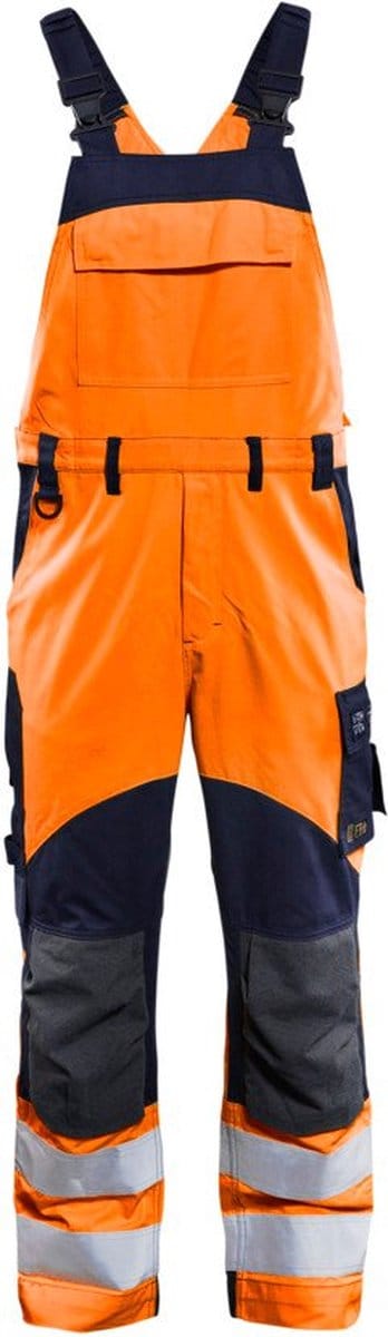 Blaklader Multinorm inherent bretelbroek 2889-1513 - High Vis Oranje/Marineblauw - C48