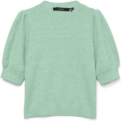 Vero Moda Trui Vmdoffy 2/4 O-neck Pullover Ga Noos 10278313 Birds Egg Green/melange Dames Maat - XS