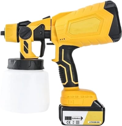 Elektrisch Verfspuitpistool - Schilderspuitmachine Oliespuit - Muren Binnen Buiten - Snel Gelijkmatig Spuiten - 650ml Kopvolume