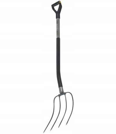 Fiskars Ergonomic Serie - Compostvork - 1,7 kg - 1,37 m - Staal - Boriumstaal