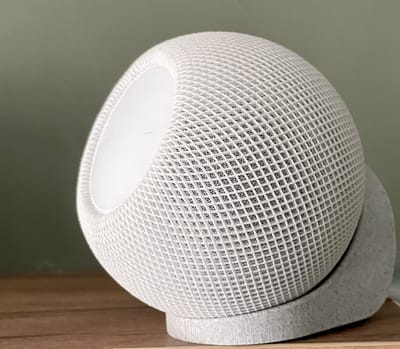 SmarThuis - Houder geschikt voor Apple Homepod Mini - Wall Mount - Marmer