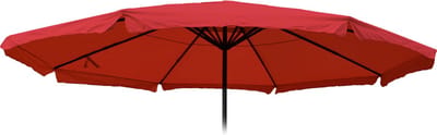 Vervangende hoes voor parasol Meran Pro, marktparasol voor catering met doek Ø 5m, polyester ~ bordeaux