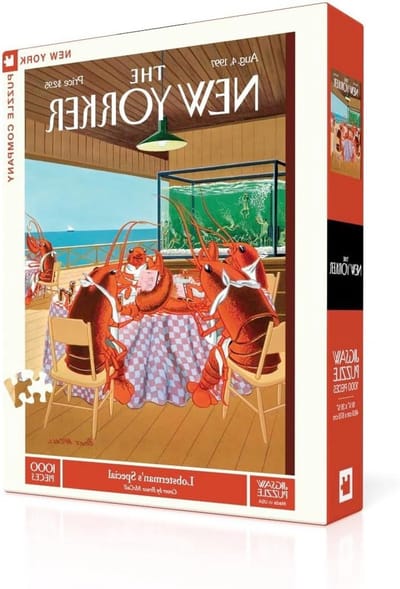 Legpuzzel - Jigsaw Puzzel - Ontspannen Vrije Tijd - New Yorker Cover Kunst - 1000 Stuk - Lobsterman's Special