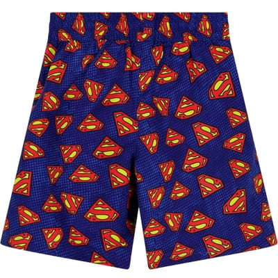 Zoggs Zwemshort voor jongens met Superman-logo (Blauw)