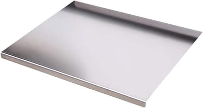 Werkblad Protector - Snijplank Keuken - Hygiënisch Werken - Geborsteld Staal - 60x60cm - Zilver