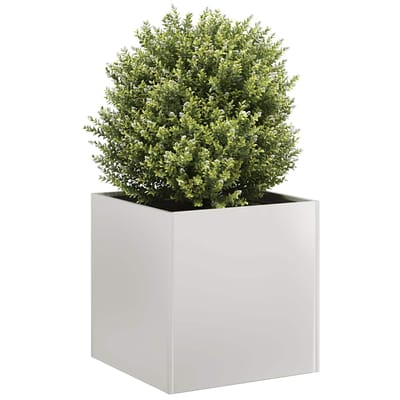 vidaXL Plantenbak 40x40x40 cm roestvrij staal
