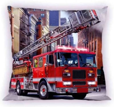 Kussensloop - Brandweerwagen - Cadeautjes onder 10 euro - 40x40 cm
