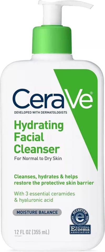 CeraVe Hydrating Facial Cleanser – Reinigingscrème – Normale tot Droge Huid – 355 ml