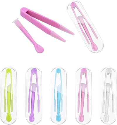 Contact Lens Tweezer Set - 5 Stuks Multicolor, Perfect voor Contactlenzen, Lensverwijderaar en Opberghouder
