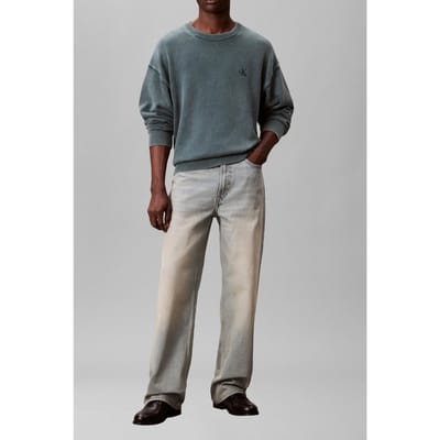 Calvin Klein Ls Easy Cotton Crewneck Magical Forest Taglia: L | Maglioni a maglia Outlet | Uomo