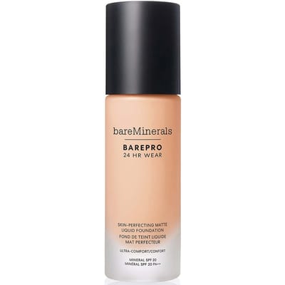 bareMinerals Foundation BAREPRO® 24HR Wear Skin-Perfecting Matte Liquid Mineral SPF 20 Vloeibare foundation Dames 30 ml