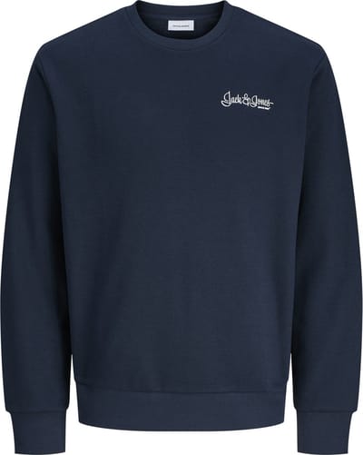 JACK&JONES PLUS - JJYUKI BACK SWEAT CREW NECK PLS - Heren - Sweaters