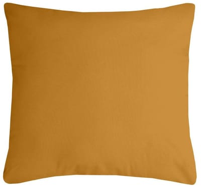 Stof Textile sierkussen Nelson - okergeel - 60 x 60 cm - bank kussens - zitkussens - binnen/buiten - polyester