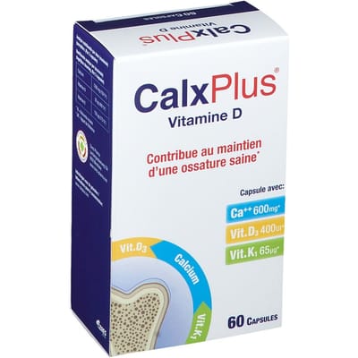 CalxPlus Vitamine D | Botten Calcium – en K 60 Capsules