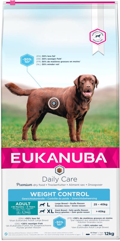 Eukanuba Adult Light Large Breed Kip - Hondenvoer - 12 kg