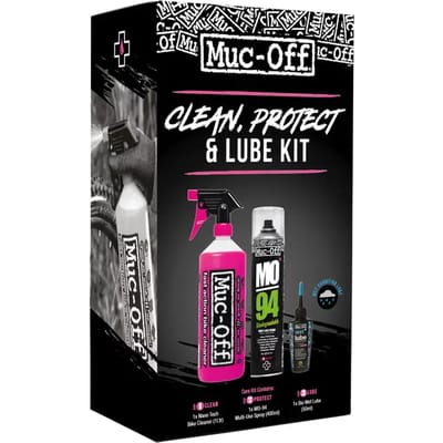 Muc-Off CLEAN, PROTECT & LUBE KIT (WET LUBE VERSION)