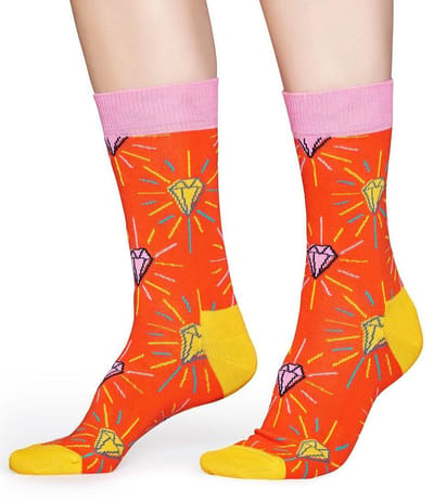 Happy Socks - Pink Panther Pink Plunk Plink - Sokken - Oranje - Maat 41-46