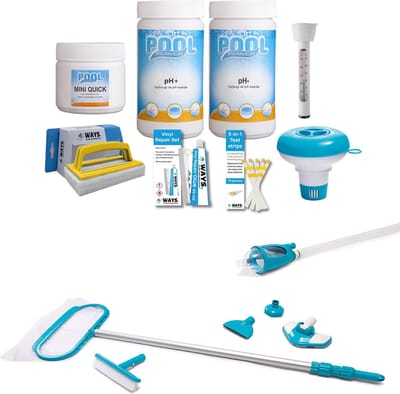 WAYS - Zwembad Onderhoud - Pakket Small & Onderhoudsset Deluxe