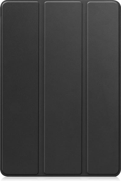 Hoesje - Geschikt voor Samsung Galaxy Tab S9 FE Plus - Dun & Stevig - Trifold Bookcase - Hard Cover Case - Met Uitsparing Geschikt voor S Pen - Hardcover Book - Tablet Hoes - Zwart