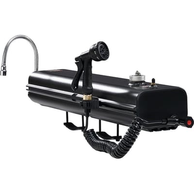 Réservoir d'eau pour galerie de toit de 4,5 gallons Réservoir d'eau portable avec panneau anti-éclaboussures