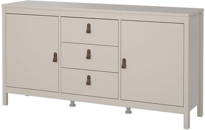 Madrid dressoir 2 deuren 3 lades cashmere.