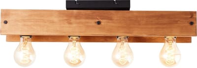 Brilliant Calandra - Plafondlamp - Bruin;Zwart