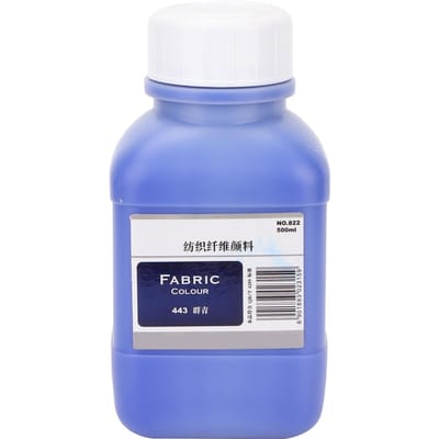 Textielpigmenten 500ml Textielverf voor Schilderen Muur Schoenen T-shirts Handgemaakt DIY Ultramarine