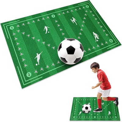Voetbal Trainingsmat - Antislip & Stil voor Dribbelen en Balcontrole | 60x90 cm
