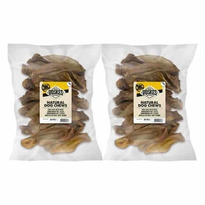 Voskes Hondensnacks Runderoren met Vlees - 2 x 20 stuks - Voordeelverpakking