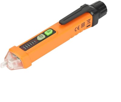 Spanningstester Pen - Stroommeter Detector - Elektra Controleren - Contactloos Meten - 16 cm Lengte - Zwart