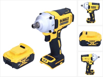 DeWalt DCF 892 N accu-slagmoersleutel 18 V 812 Nm 1/2" borstelloos + 1x accu 5,0 Ah - zonder oplader