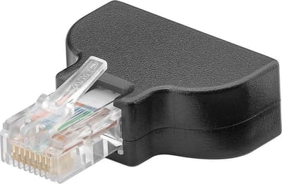 Goobay RJ45 schroef connector voor U/UTP CAT5e / CAT6 netwerkkabel - per stuk